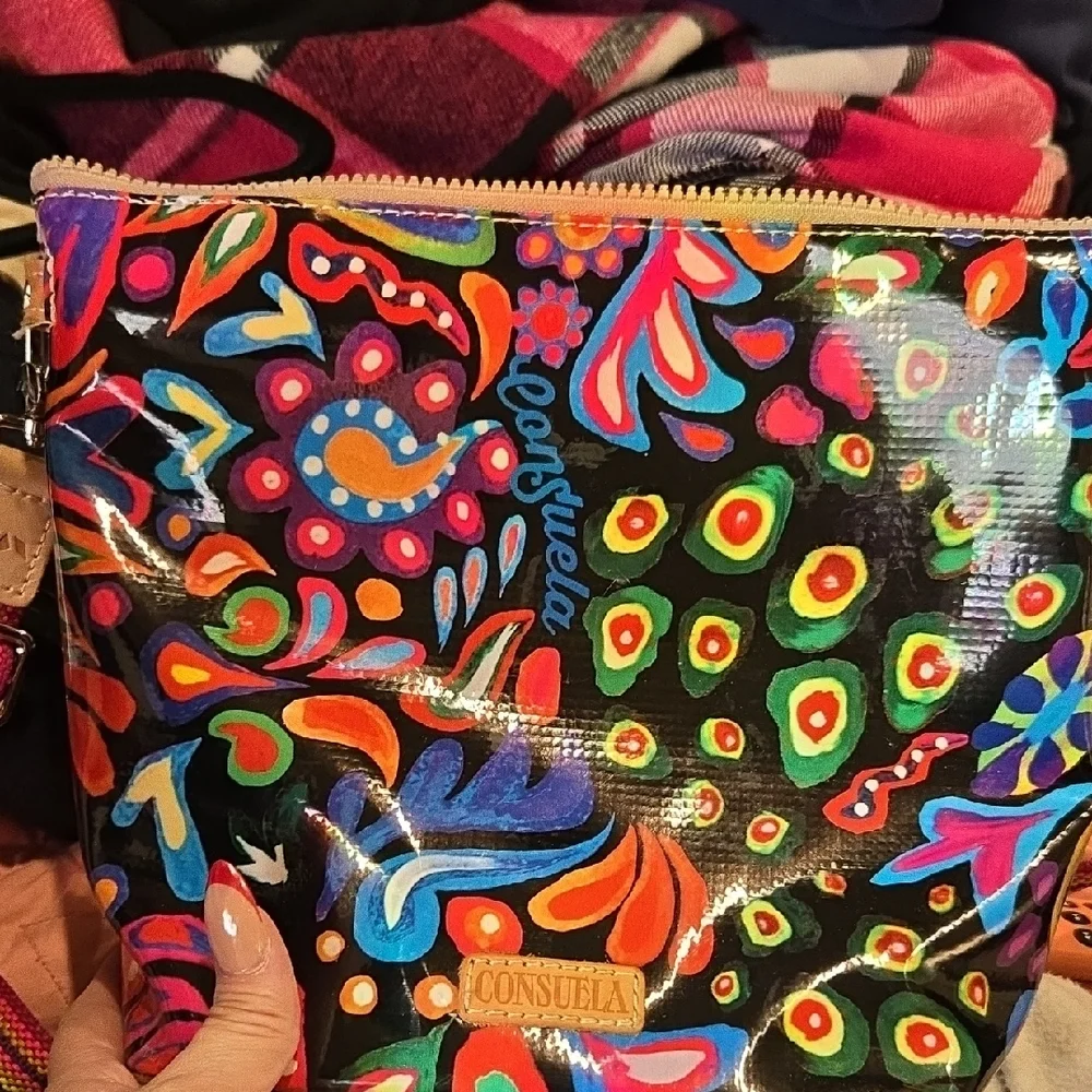 Consuela Black and Multicolor Bag - Picture 1 of 15